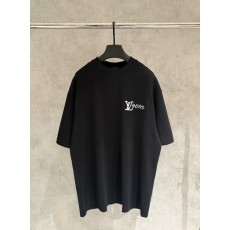루이비통 패치워크 루즈핏 반팔 티셔츠 001-216886