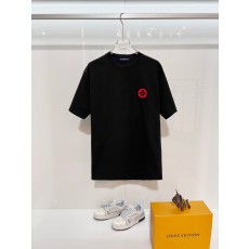 루이비통 면 라운드넥 반팔 티셔츠 001-216887