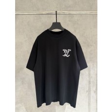 루이비통 자수 루즈핏 반팔 티셔츠 001-216897