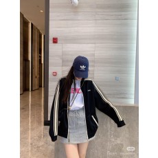 셀린 로고 자수 스탠드 칼라 자켓 001-217006