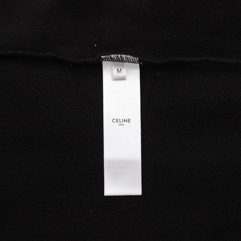 셀린 리벳 다이아몬드 레터 후드 티셔츠 001-217023