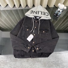 셀린 남녀공용 후드 데님 자켓 001-217046