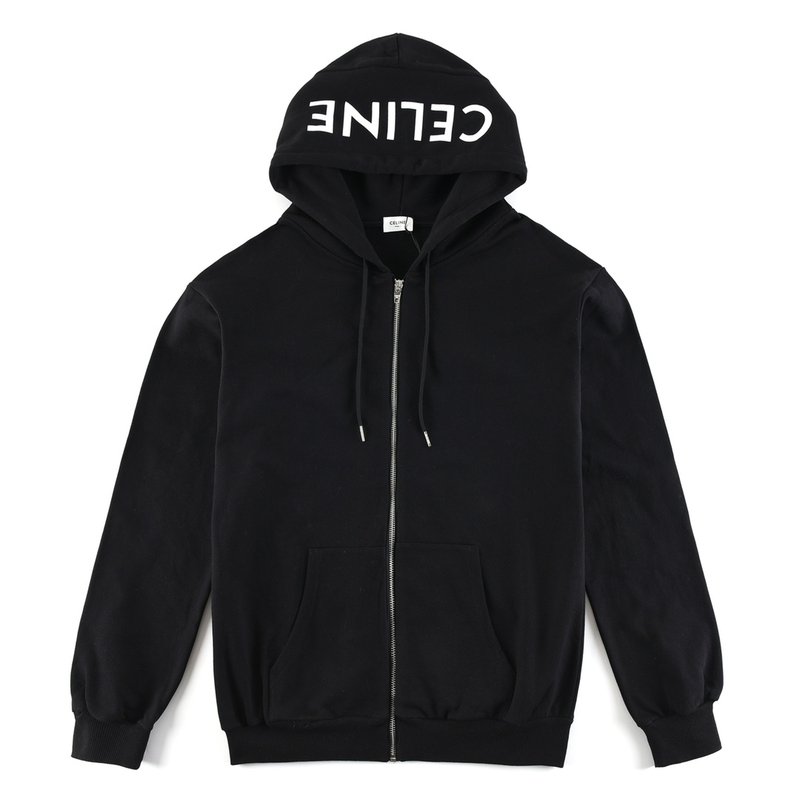 셀린 클래식 캡슐 지퍼 후드 자켓 001-217102