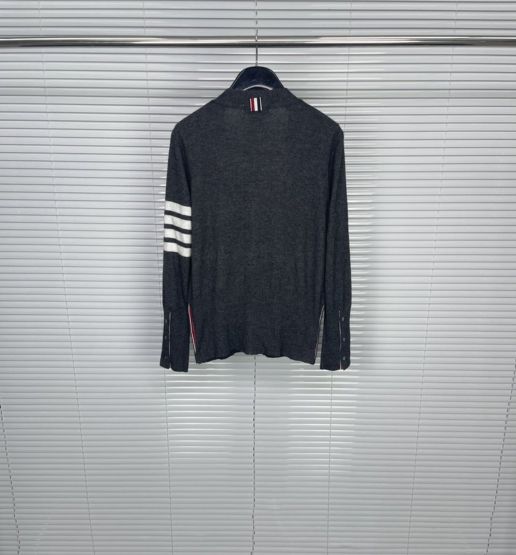 톰브라운 4 라인 울 카디건 001-217182
