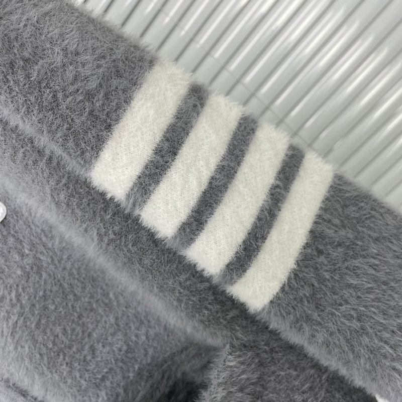 톰브라운 강아지 자수 스트라이프 가디건 001-217198