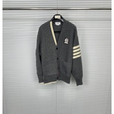톰브라운 로고 자수 후드 가디건 001-217259