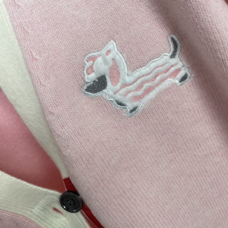 톰브라운 4 바 라인 강아지 가디건 001-217263