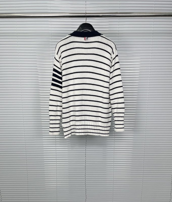 TB23 스트라이프 인타시아 레트로 울 카디건 001-217266
