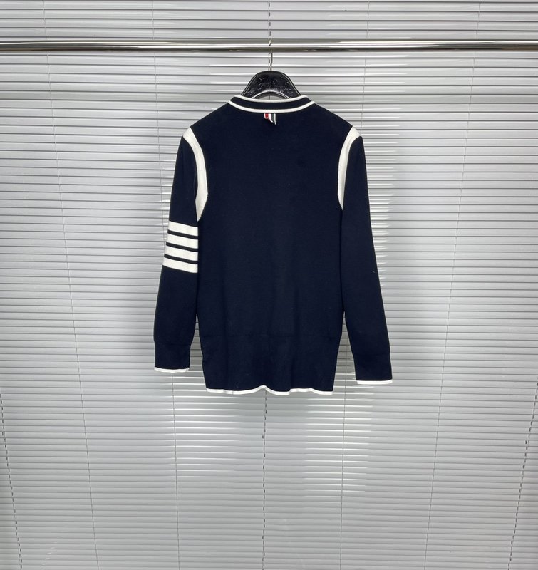 톰브라운 4 바 스트라이프 카디건 자켓 001-217338