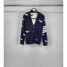 톰브라운 도그 자카드 니트 카디건 001-217348