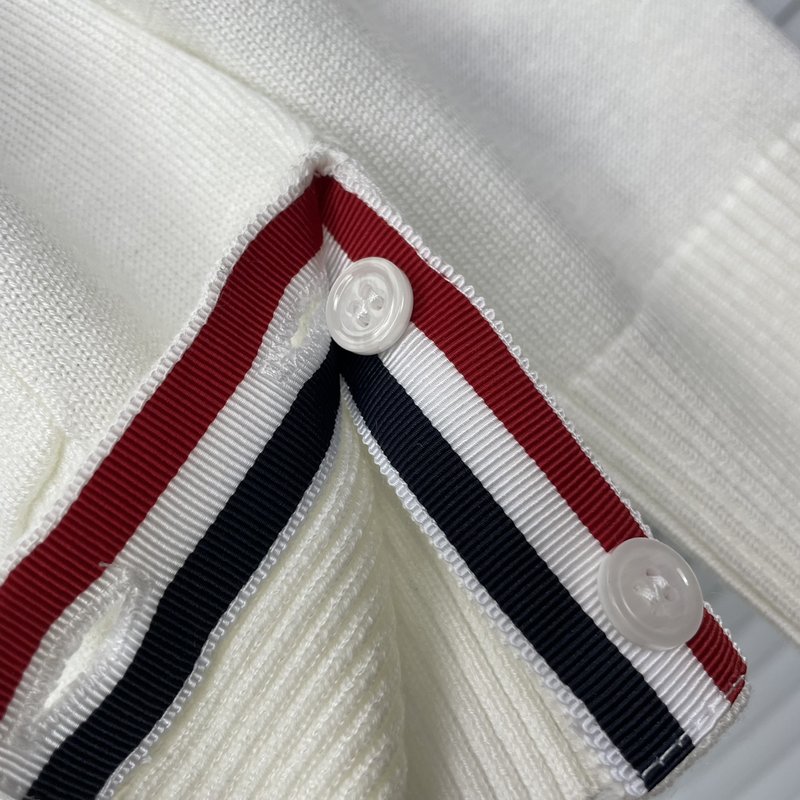 톰브라운 구스 패턴 니트 카디건 001-217358