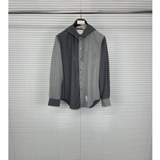 톰브라운 후드 컬러블록 자켓 아우터 001-217364