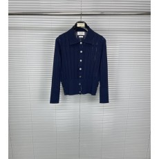 톰브라운 칼라 오픈 워크 디자인 카디건 니트 001-217367