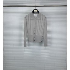 톰브라운 스트라이프 오픈워크 칼라 카디건 001-217368