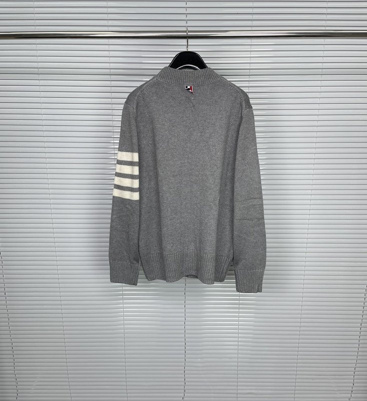 톰브라운 클래식 4 바 울 카디건 001-217394