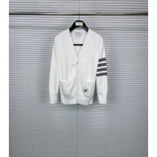 톰브라운 클래식 4 바 라인 울 블렌드 카디건 니트 001-217432