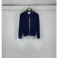 톰브라운 라운드 넥 스트라이프 니트 가디건 001-217517