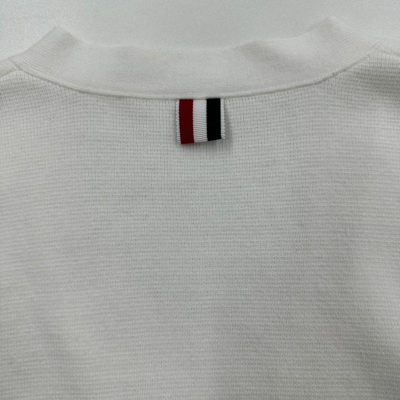 톰브라운 4 바 컬러 슬리브 가디건 001-217554