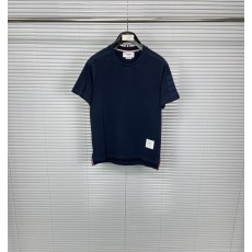 톰브라운 4 바르 라운드 반팔 티셔츠 001-217588
