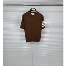 톰브라운 메리노 울 숏슬리브 니트 001-217613