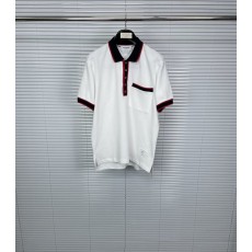 톰브라운 스트라이프 칼라 폴로 티셔츠 001-217618