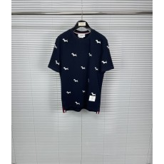 톰브라운 강아지 자수 라운드넥 반팔 001-217621