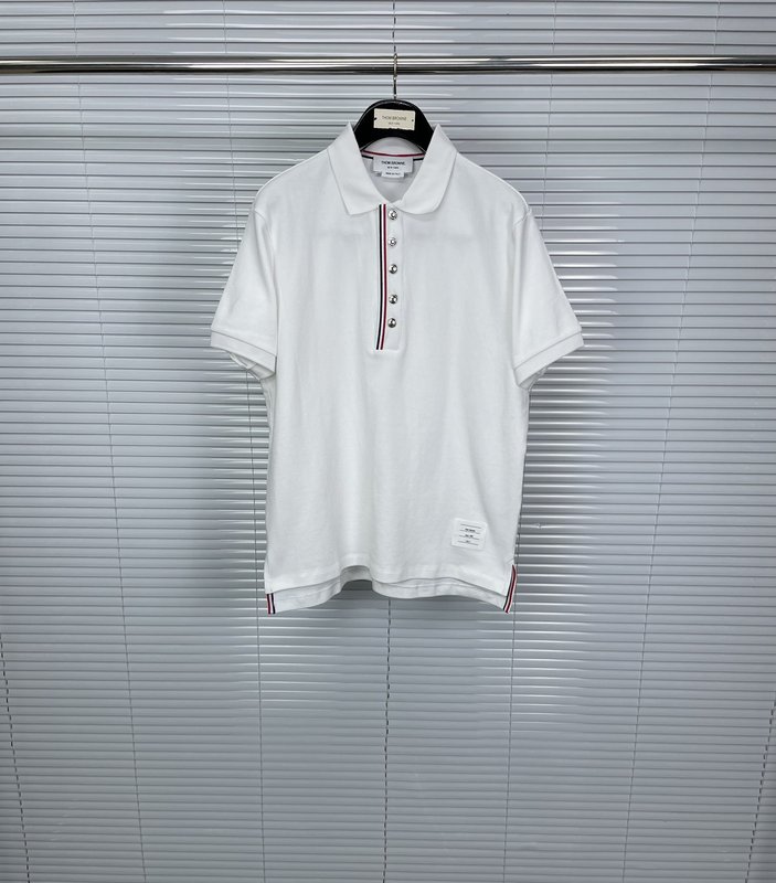 톰브라운 게이트 스트라이프 폴로 셔츠 001-217630