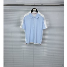 톰브라운 2025SS 스플릿 컬러 포로 셔츠 001-217635
