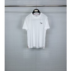 톰브라운 가슴 강아지 로고 평직 반팔 티셔츠 001-217705