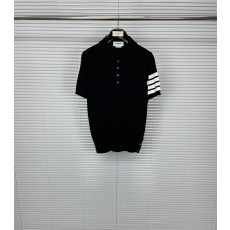 톰브라운 4 바 니트 반팔 티셔츠 001-217745