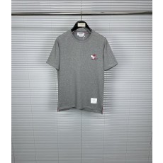 톰브라운 슬레지독 자수 순면 라운드넥 반팔 티셔츠 001-217774