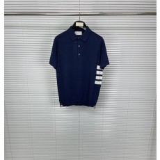 톰브라운 남성 니트 반팔 폴로 셔츠 001-217775