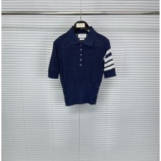 톰브라운 홀로우 칼라 POLO 셔츠 001-217816
