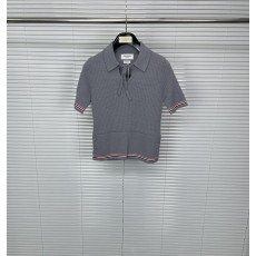 톰브라운 순울 소재 끈 디테일 반팔 001-217856