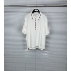 톰브라운 25SS 수파문 칼라 반팔 티셔츠 001-217858