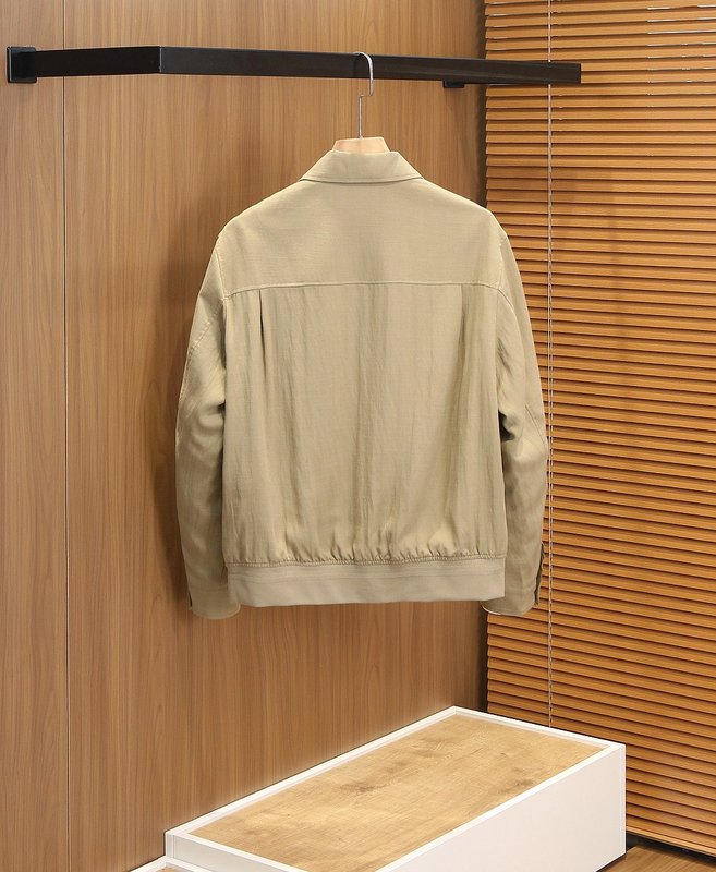 로로피아나 남성 코튼 린넨 블렌드 자켓 001-217878
