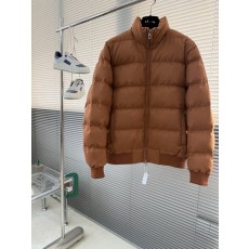 로로피아나 스탠드 칼라 울 다운 자켓 001-217884