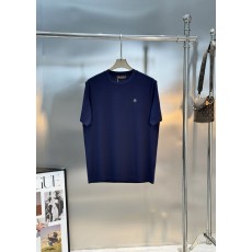 로로피아나 머서라이즈 코튼 반팔 티셔츠 남성용 001-217902