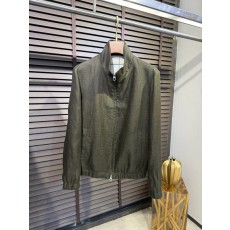 로로피아나 2026SS 리넨 스탠드 칼라 자켓 001-217913
