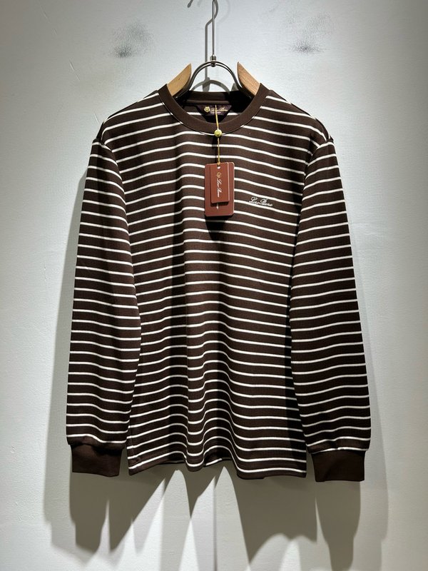 로로피아나 2025 F/W 남성 스트라이프 티셔츠 001-217921