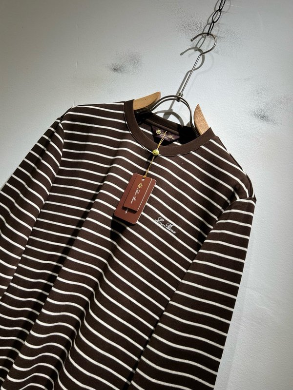 로로피아나 2025 F/W 남성 스트라이프 티셔츠 001-217921