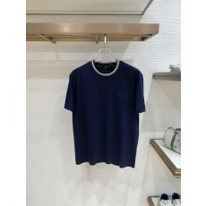 로로피아나 남성용 더블 머서리스 코튼 티셔츠 001-217929
