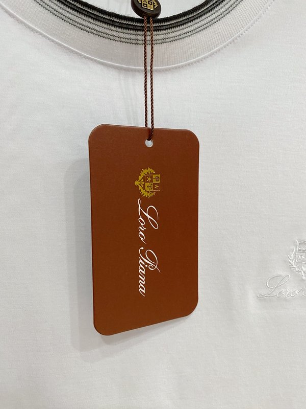 로로피아나 남성용 봄여름 더블 머서린 코튼 폴로 001-217930