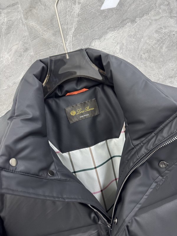 로로피아나 남성 프로틴 가죽 패딩 001-217944