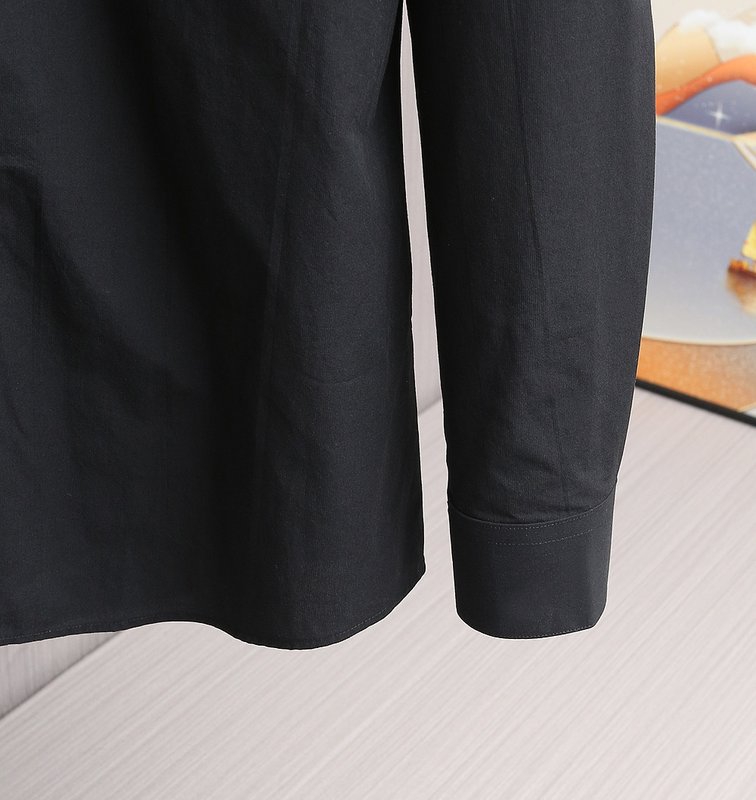 로로피아나 남성 가을 겨울 린넨 캐시미어 셔츠 001-217945