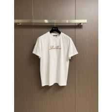 로로피아나 여름 양면 액면 코튼 반팔 티셔츠 001-217951