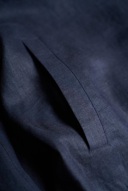 로로피아나 리넨 더블 지퍼 후드 자켓 001-217971