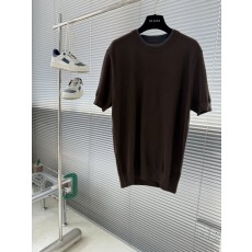 로로피아나 남성 니트 반팔 티셔츠 001-217983