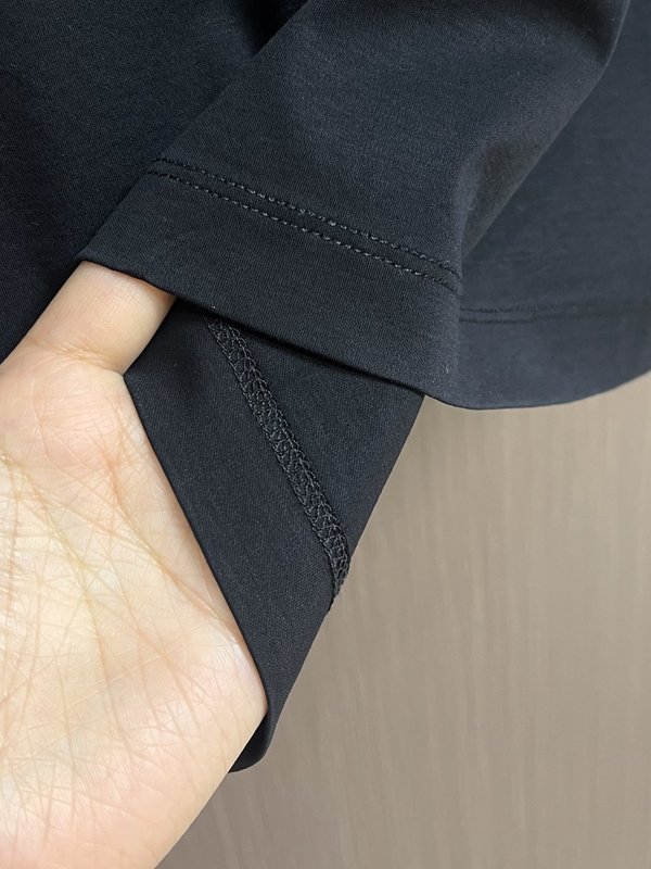 로로피아나 봄여름 듀얼 암모니아 면 반팔 티셔츠 001-218008