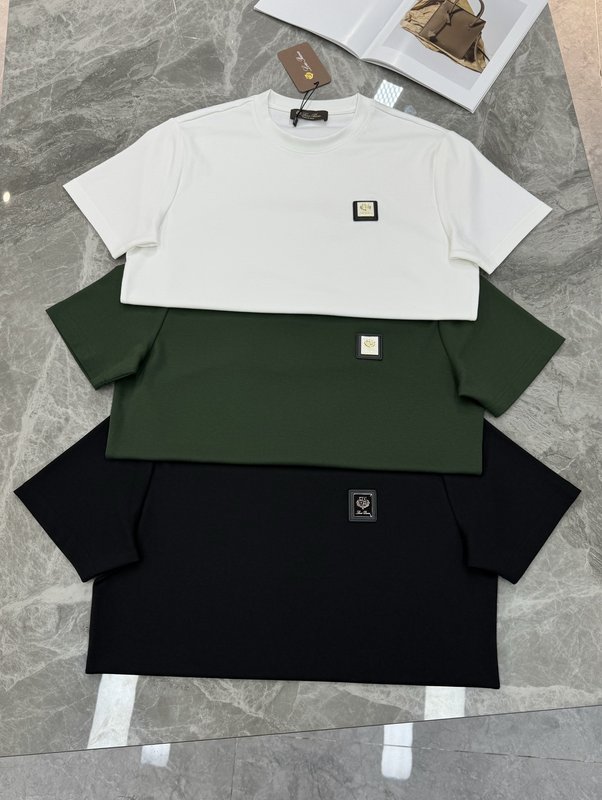 로로피아나 신상 모달 슬림핏 티셔츠 001-218017